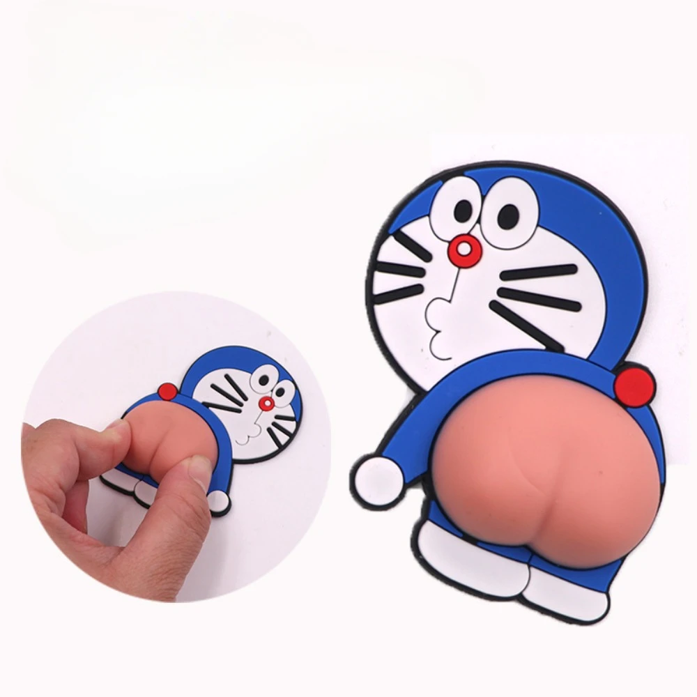 3D Three-dimensional Silicone Anti-collision Strips Car Door Anti-collision Strips Door Anti-scratch Cute Cartoons Character New