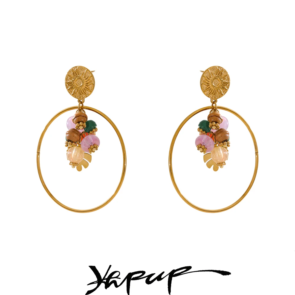 Yhpup Earrings Gold Plated