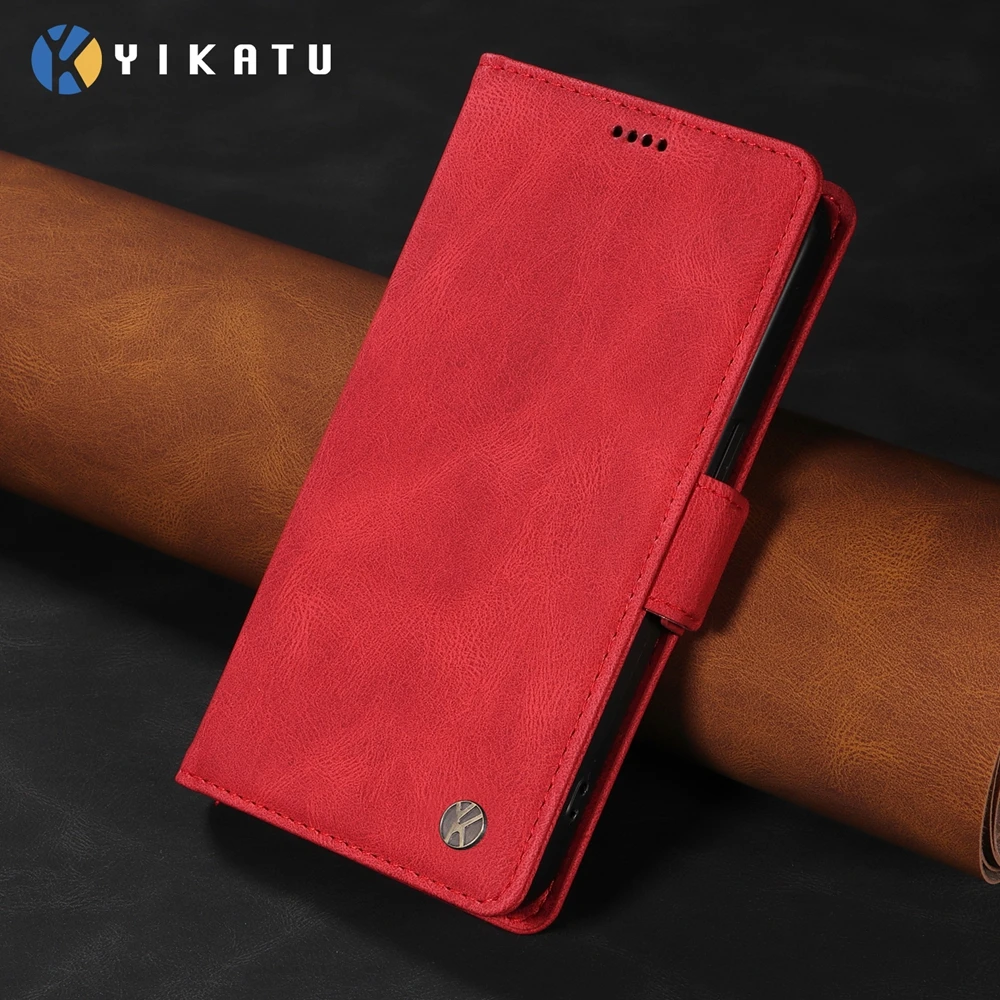 Premium Magnetic Flip Leather Phone Case – Sleek and Stylish Protection