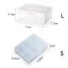 SKYSONIC S/L Adjustable Board Organizer Frosting Dustproof Storage Box Photocards, Sleeves,Small Card Film Sorting Flip Box 6