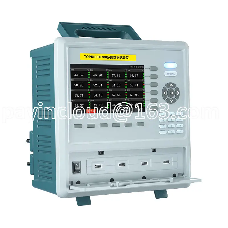 

Tp700 Industrial Test Data Temperature Paperless Recorder Multi-Channel Current and Voltage Inspection