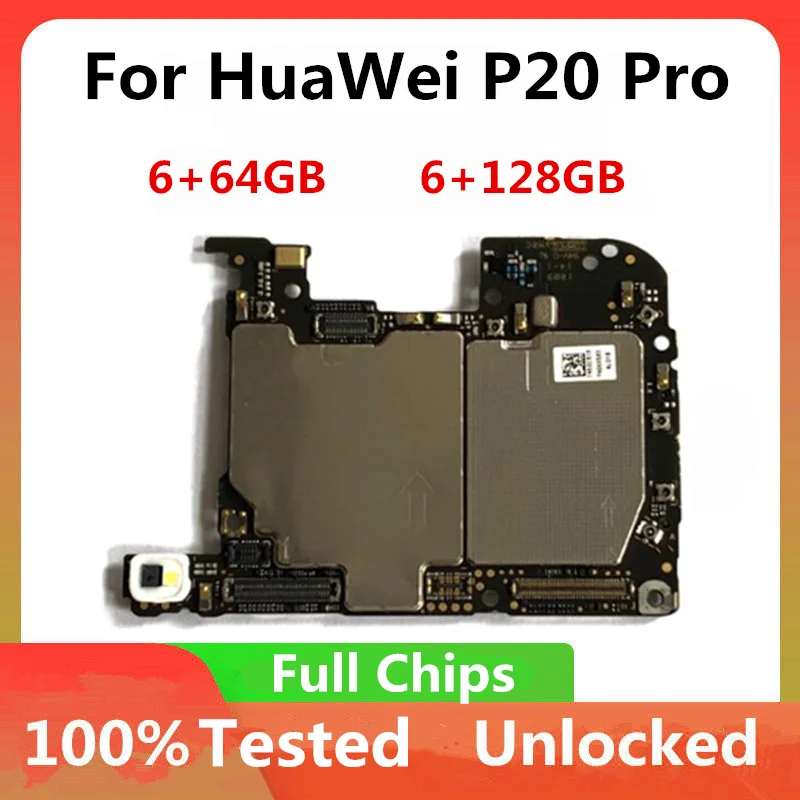 Оригинальная разблокированная материнская плата для HUAWEI P20 Pro логическая с