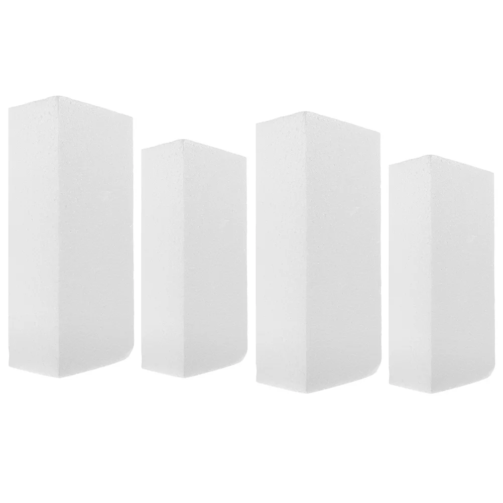 

4 Pcs Rectangular Foam Block Wedding Decor Cylinder Valentines Heart Day Scrunchies