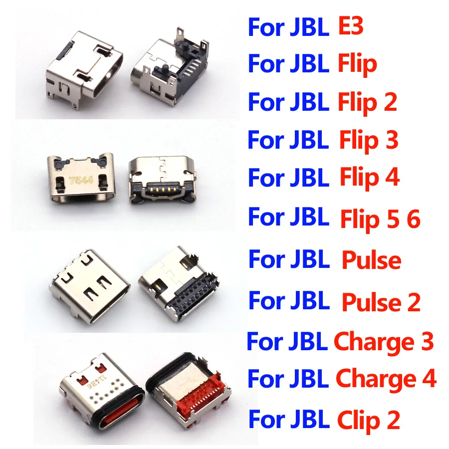 Connecteur Port De Charge Pour Enceinte JBL Flip 4 - Générique, Gris, Neuf Sous Emballage