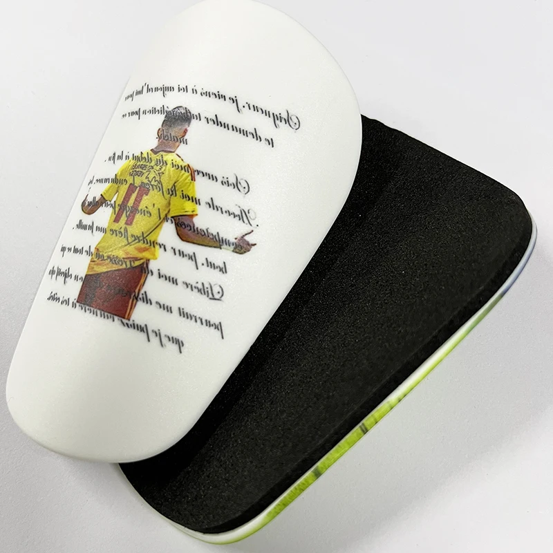 Customized Children Adult 5-8CM Super Mini Shin Guards Personal Photo Customization Football Shinpads kids Christmas Gift