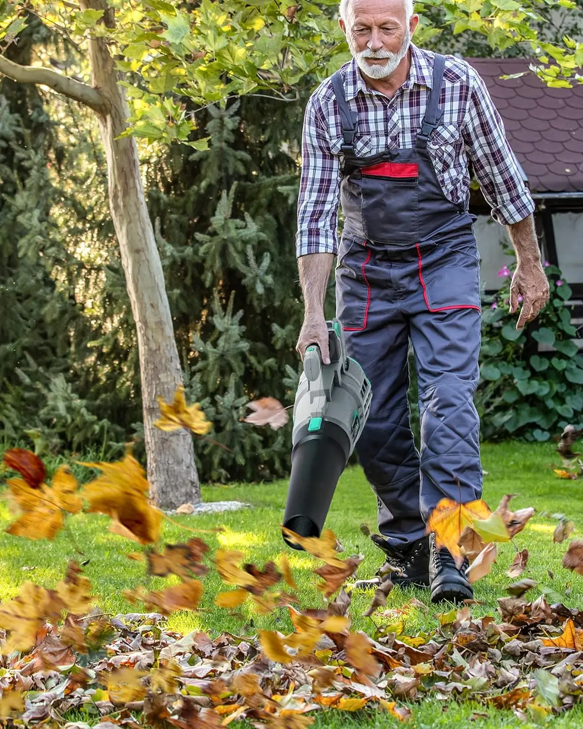 20V Cordless 350 CFM 85 MPH Battery Variable Speeds Leaf Blower for Cleaning Leaves Dust Snow Lawn Yard