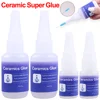 Ceramics Pottery Tiles Extra Strong Instant Adhesive Professional Super Glue Seconds Cyanoacrylate 502 DIY Craft Plastic Leather 3