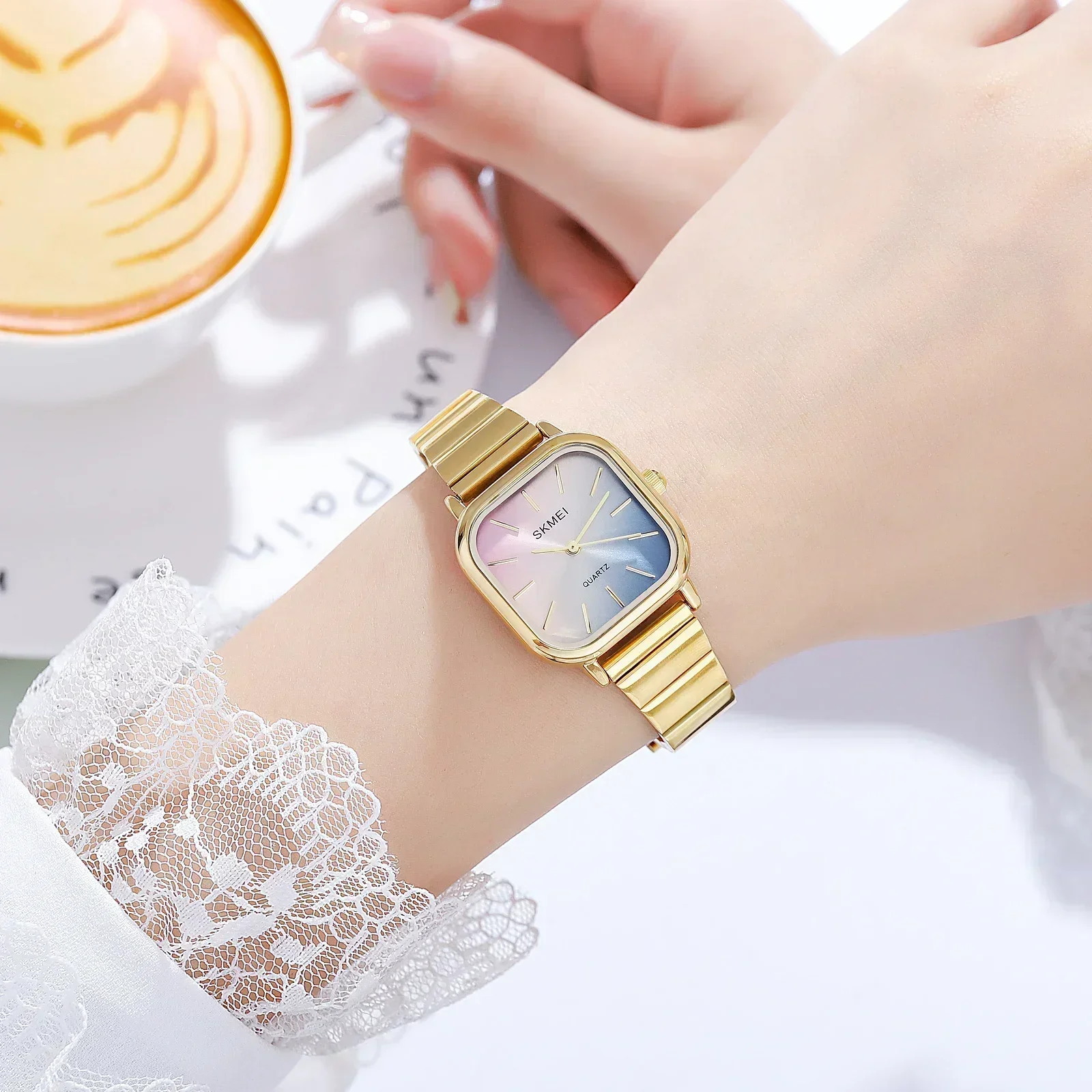 SKMEI Top Brand Luxury Stainless Steel Strap Quartz
