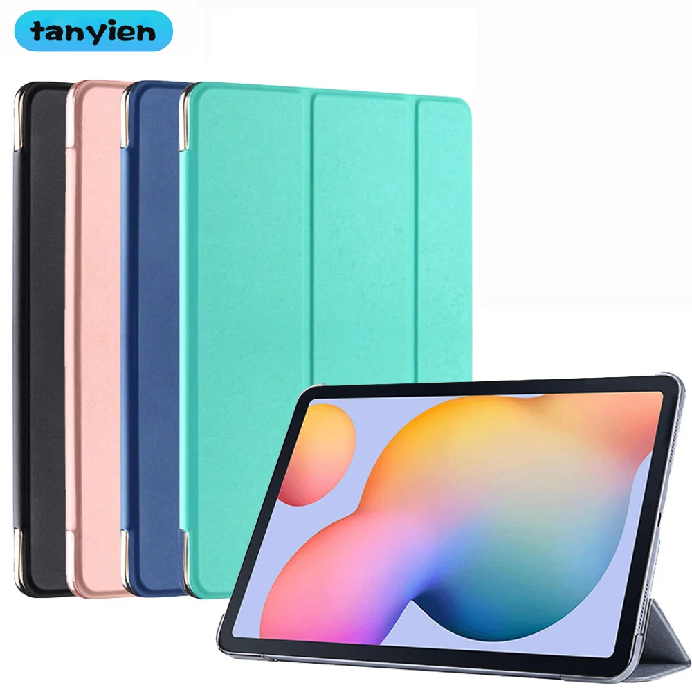 

Tablet Case For Samsung Galaxy Tab S6 Lite 10.4 2020 2022 SM-P610 SM-P615 SM-P613 SM-P619 Trifold Magnetic Flip Smart Cover