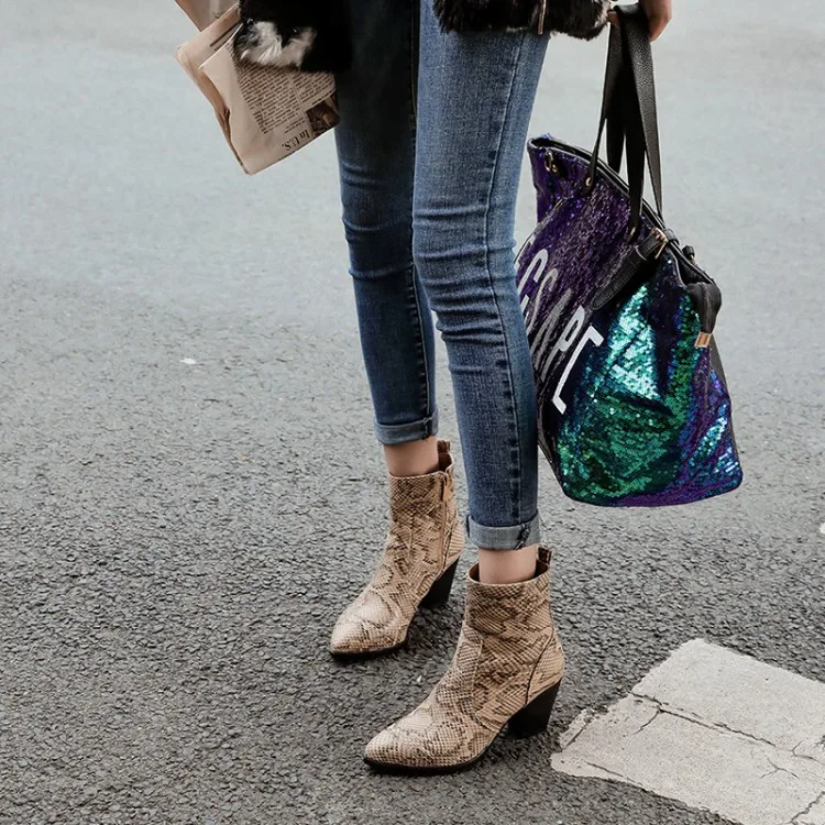 

Женские ботинки, женская обувь, ботильоны для женщин, женские ботинки, женская зимняя обувь с леопардовым принтом и боковой молнией