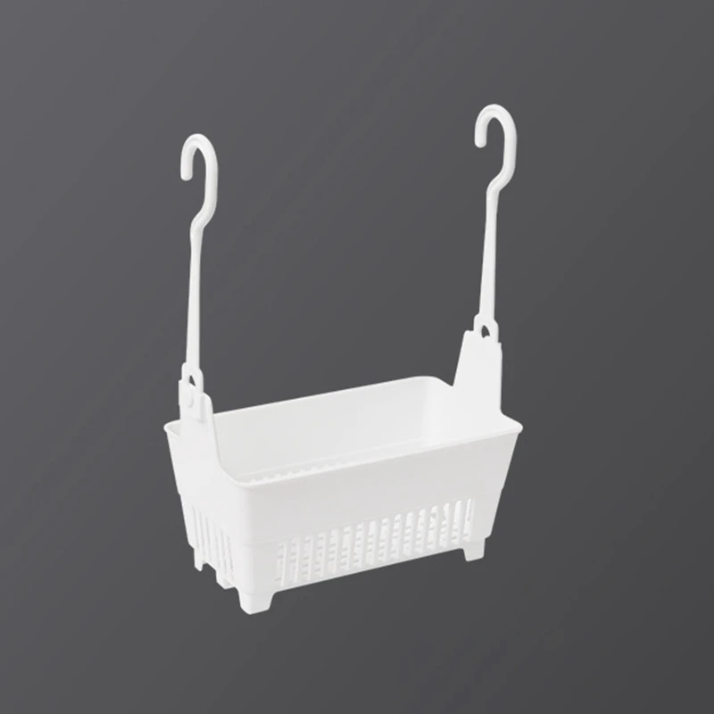 Sundries Hanging Basket Storage Drain Bag Shower Baskets with Hook Makeup for Kitchen Bathroom shower caddy basket