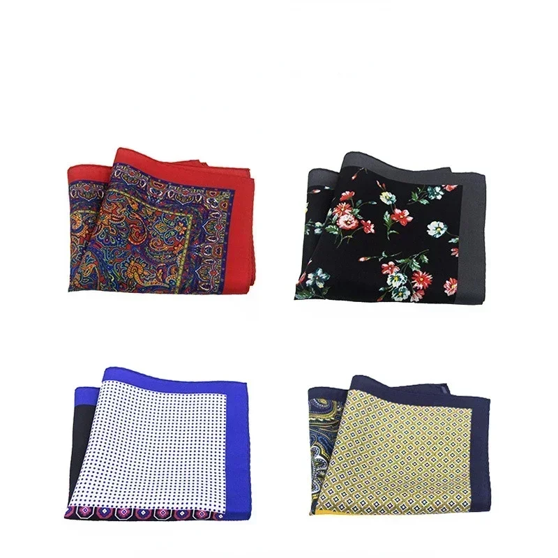 30*30cm real silk pocket square for men