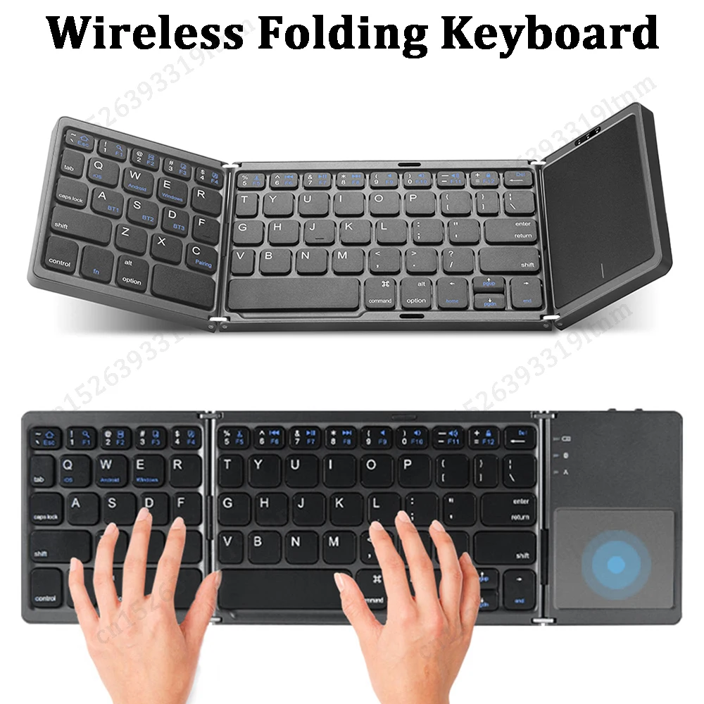 B033 b033 plus b089t portable mini wireless folding keyboard with