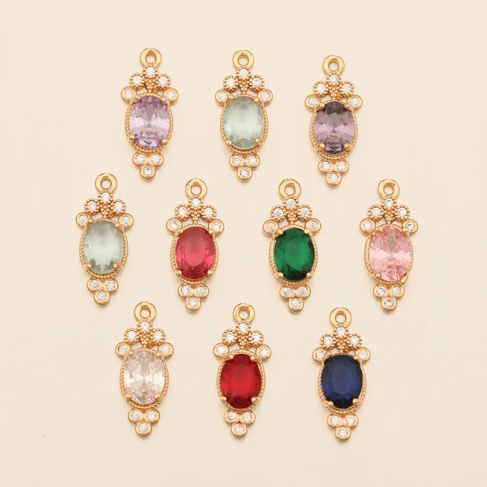 Cordial Design 9*20MM 50Pcs CZ Charms/Hand Made/Flower Shape/DIY Jewelry Making/Jewelry Findings & Components/Rhinestone Pendant 1 Cordial Design 9*20MM 50Pcs CZ Charms/Hand Made/Flower Shape/DIY Jewelry Making/Jewelry Findings & Components/Rhinestone Pendant - cordial