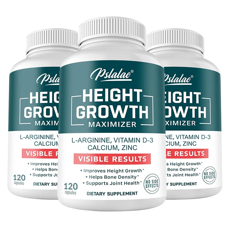 Height Growth Supplement Calcium L-Arginine Vitamin D3 Zinc Supplement
