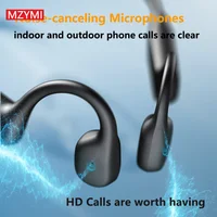 MZYMI Neckband Bluetooth 5.4 Headphones A28 TWS Wireless Earphones Bone Conduction Sports Waterproof Headset ENC Noise Reduction 3