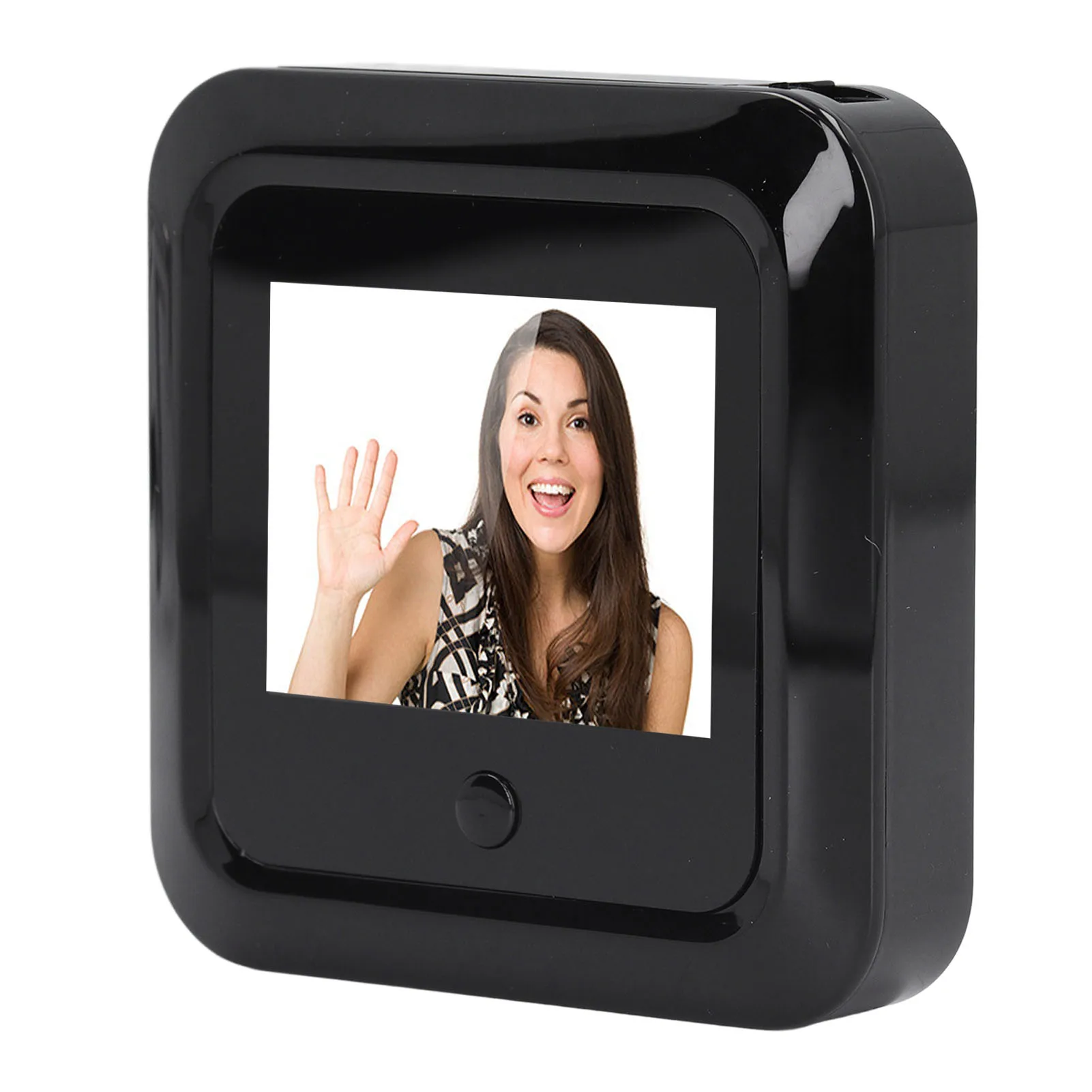 Door Eye Hole Camera Digital Door Viewer 0.3MP 120 Degree Zinc Alloy Peephole Camera and 2.4 Inch HD Screen Monitor for Home