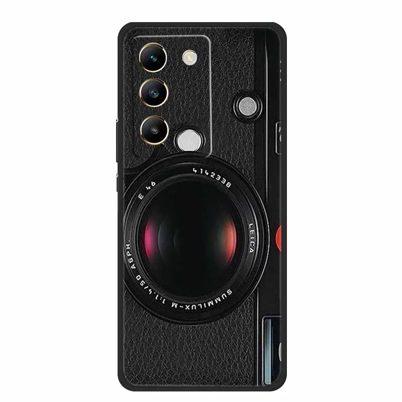 Black Silicone Soft Phone Case - Durable and Stylish Back Cover  Bag