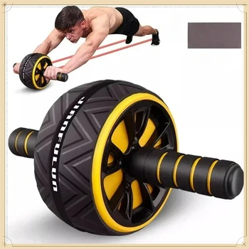 Non-Slip Ab Roller Wheel Core Abdominal Trainer Home Gym Fitness Equipment for Men Women Workout 1