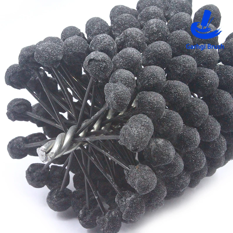 FIex Hone Brushes 실린더 호닝 도구 실리콘 카바이드 연마재 4-1/8 [105mm] 120Grit 자동차 엔진 디버링 연마 파워 드릴