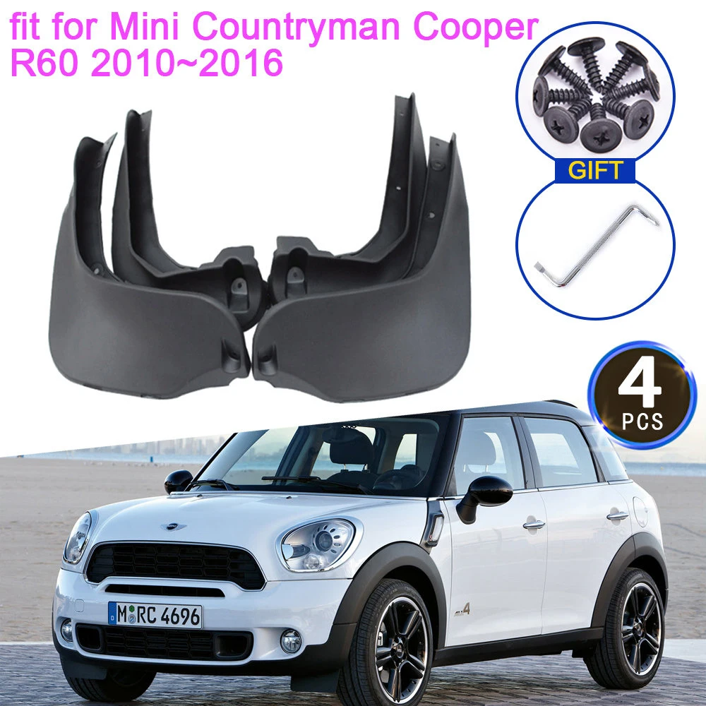 

For Mini Countryman Cooper R60 2010 2011 2012 2013 2014 2015 2016 Mudguard Fenders Mud Flaps Splash Guards Front Car Accessories