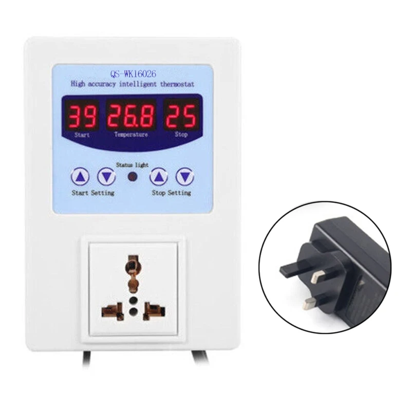 

TMC-1000 Microcomputer Digital Temerpature Controller High 110V-240V Waterproof Thermostat E65B