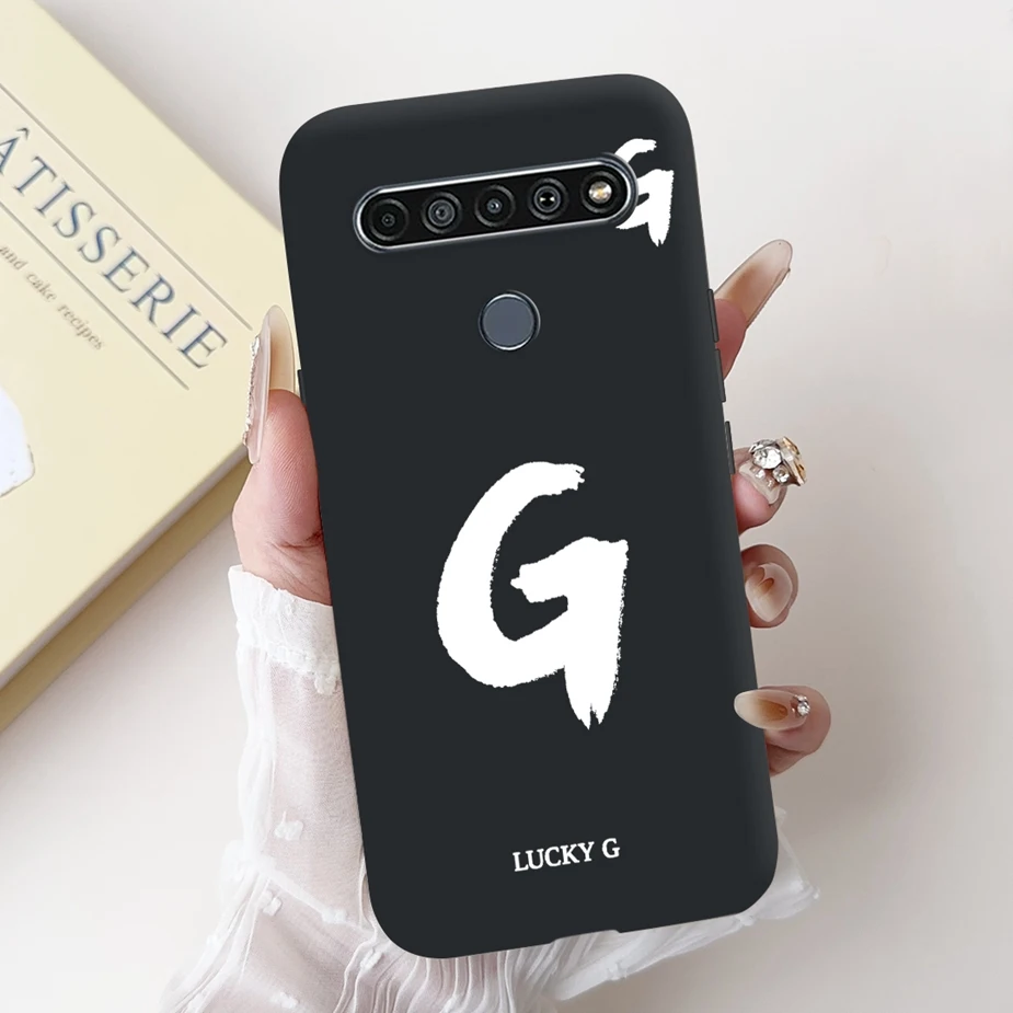 Cute Letters Cartoon Soft TPU Matte Phone Case Cover