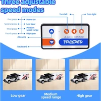 Mini RC Car 2.4Ghz 1:64 Adjustable Speed Mini Alloy Off-Road Remote Control Trailer Vehicle Gift Toys for Kids 2