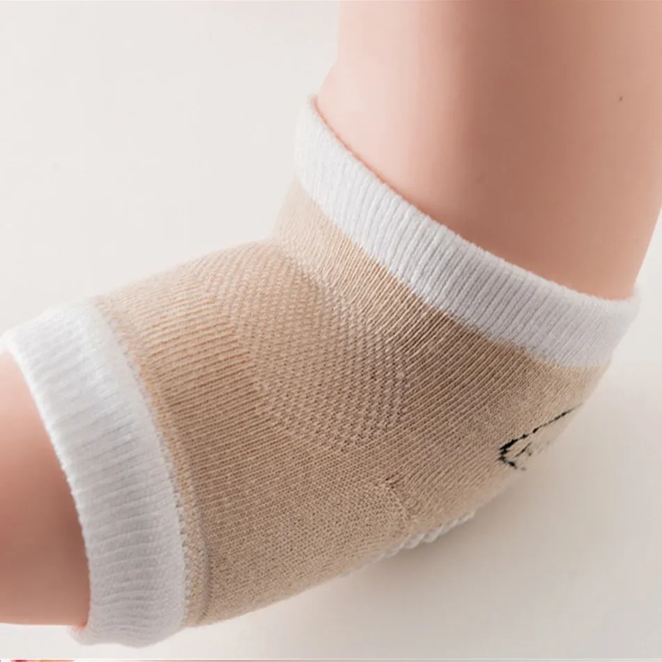 Infant Knee Pads Baby Anti Slip Rubber Elbow Socks Toddler Crawling Cotton Accessories Boys Girls Leg Warmer Kneepad 0-36M