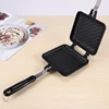 Grilled Sandwich Panini Maker,Bread Toast Breakfast Machine,Hot Sandwich Pan,Nonstick Aluminum Flip Pan,Kitchen Tool 4