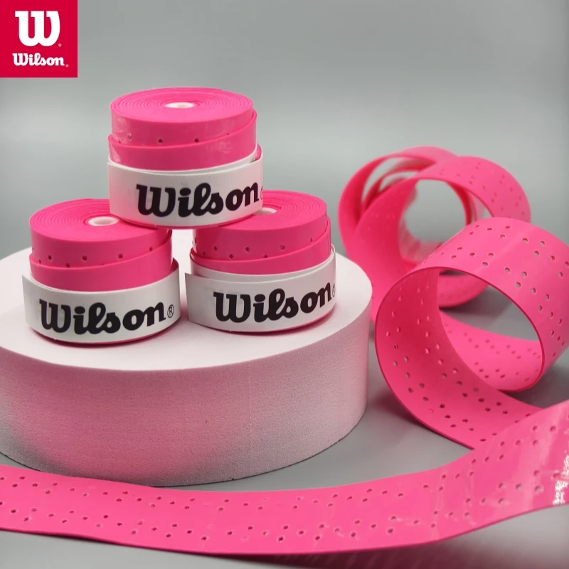 Wilson Racket Grip Sticky Badminton Tennis Racket Hand Rubber Sleeve Non-slip Tennis Grip Badminton Grip 8/16/32/62/82/162 tennis racket overgrip