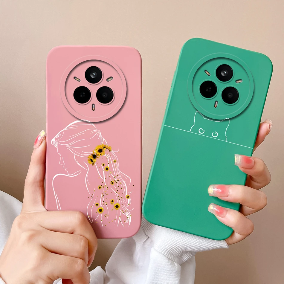 Love Heart Liquid Silicone Phone Case - Soft High-Quality Full Protection Cover