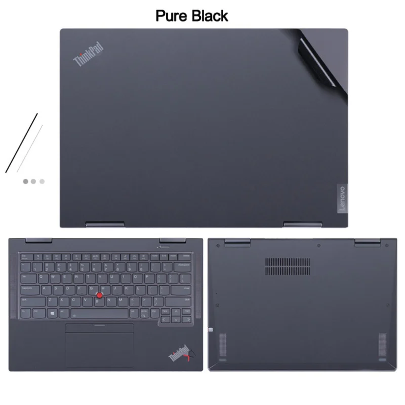 Anti Impressões Digitais Laptop Vinil Adesivo Capa Pré-cortada para Lenovo Thinkpad x1 Yoga Gen 4th 3rd 2nd 1st 2023 2023 2023 - Imagem 3
