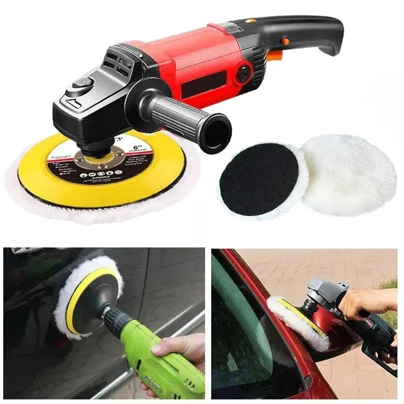 Wool Polishing Pad 5PCS for Car Paint Surface Care