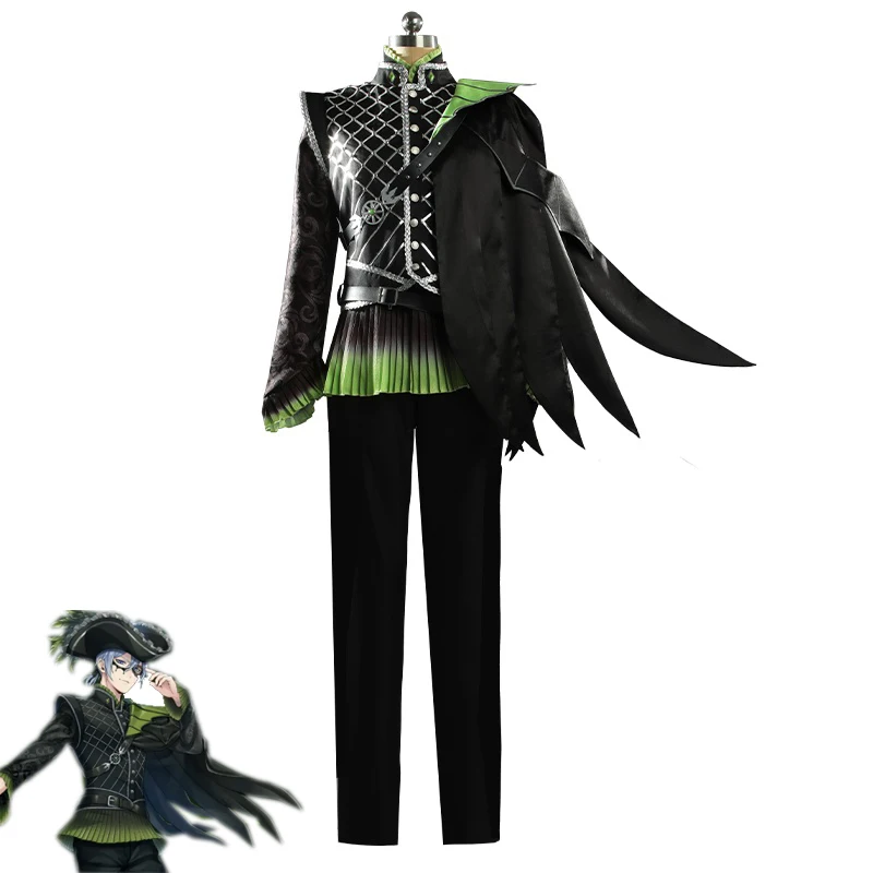 Gioco Twisted Wonderland Silver Cosplay Costume Masquerade Ball Uniforms Halloween Party Suit Abbigliamento Anime Custom Made