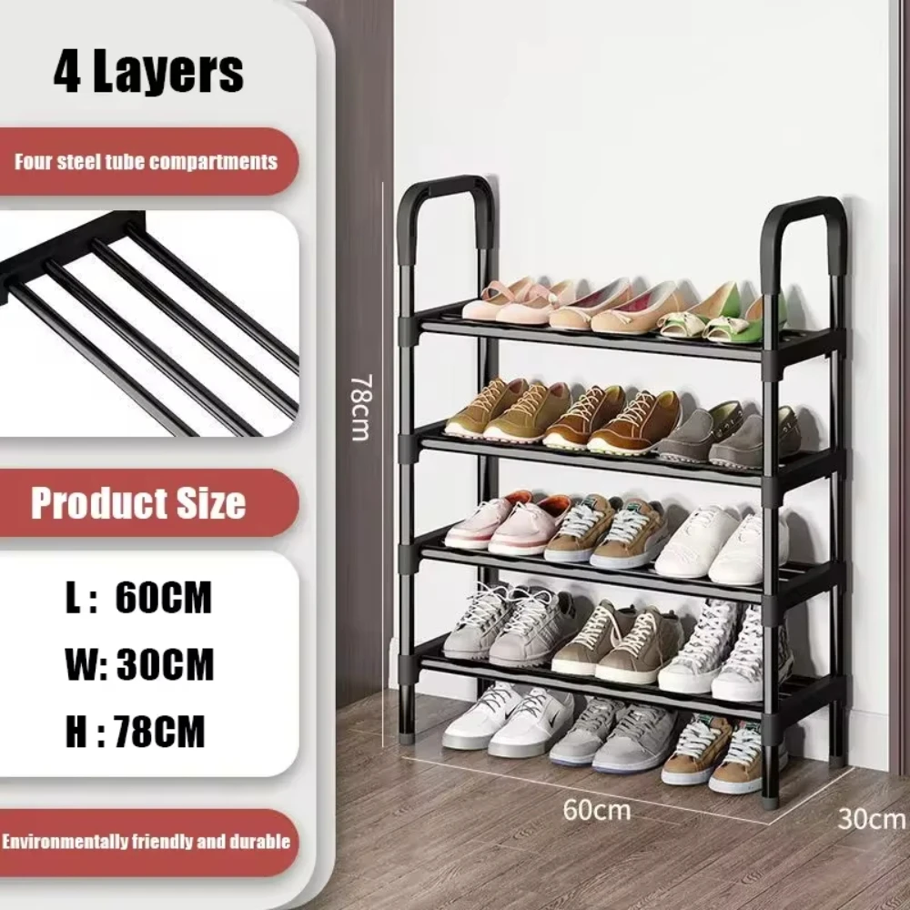Simple Metal Shoe Rack Multilaye Space Saving And Simple Shoes Shelves Cabints Elevated Shoe Racks shoe rack