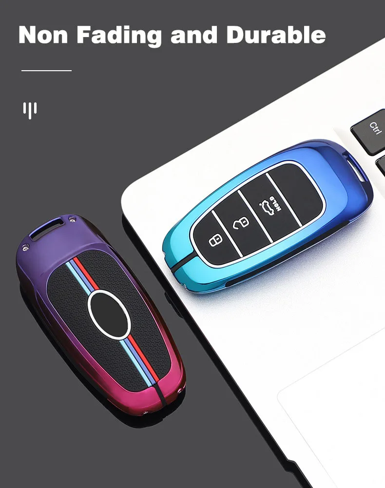 Custodia per chiave auto in lega di zinco Shell per Hyundai Sonata Tucson NX4 Santa Fe custodia portachiavi portachiavi portachiavi 2020 2021 2022 10 Custodia per chiave auto in lega di zinco Shell per Hyundai Sonata Tucson NX4 Santa Fe custodia portachiavi portachiavi portachiavi 2020 2021 2022 - S6ac5a73fbf3a4e61b29a094d90dd4258E