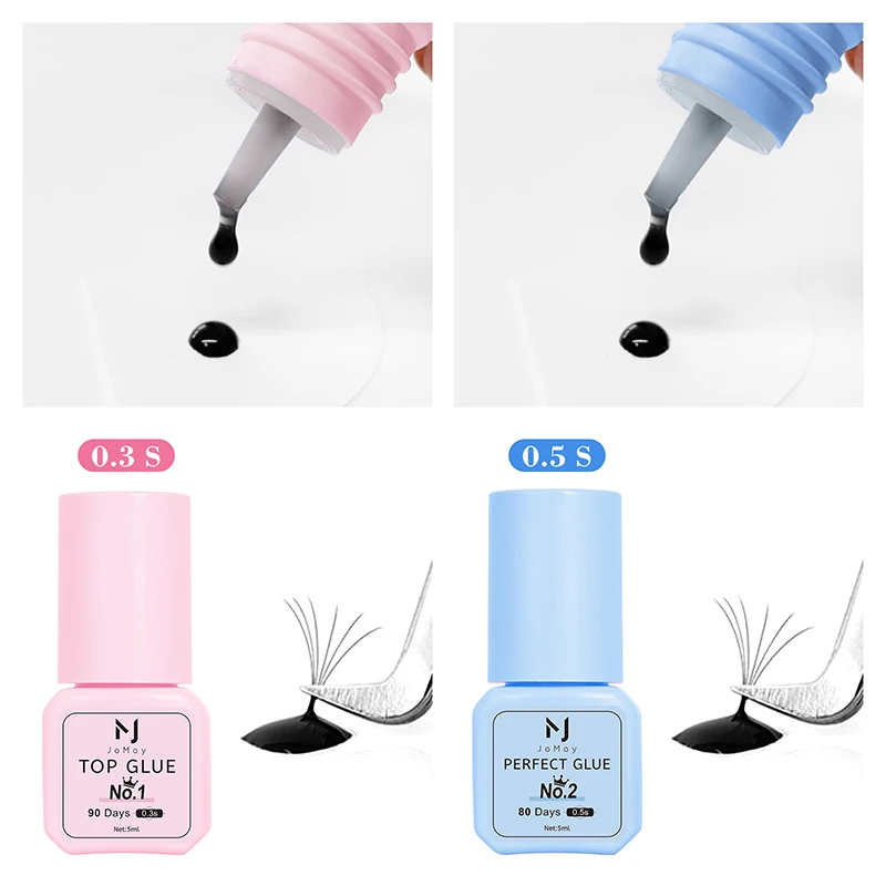JOMAY 0.3S Glue for eyelashes extra strong glue 70-90days black eyelash glue lash extension supplies adhesive for eyelash 3