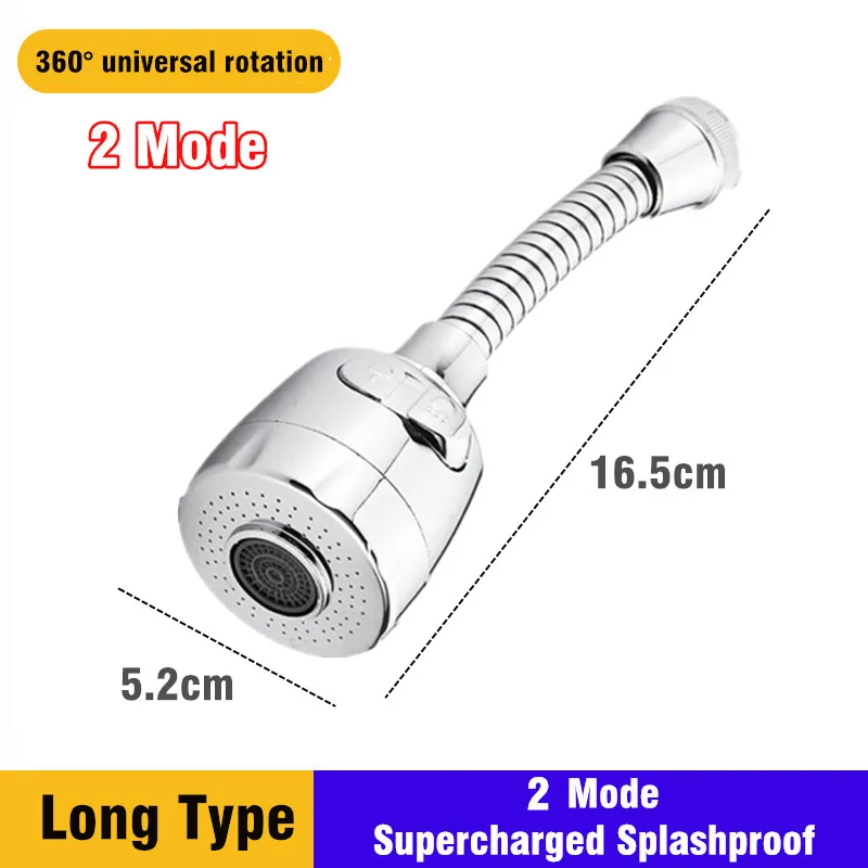 360° Rotating Sink Faucet Extension with Water Saving Filter