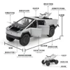 1:24 Tesla Cybertruck Pickup Alloy Car Model Diecasts Metal Toy Off-road Vehicles Truck Model Sound and Light Kids Gifts C107 3