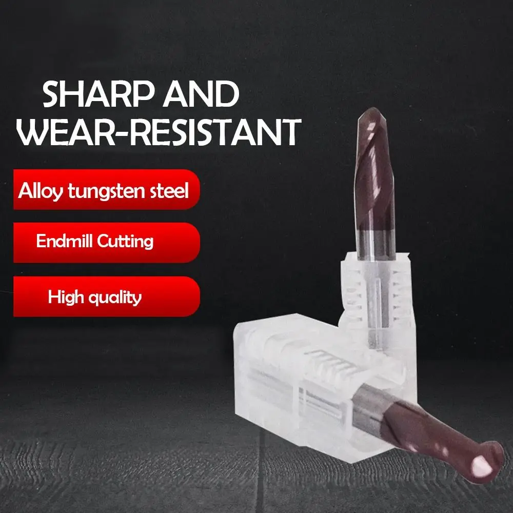 

New Tungsten Steel Alloy Carbide 0.5/0.75/1/1.5/2/2.5/3/4mm Milling Cutter Machine Tools Endmill Cutting 2 Flute Mill