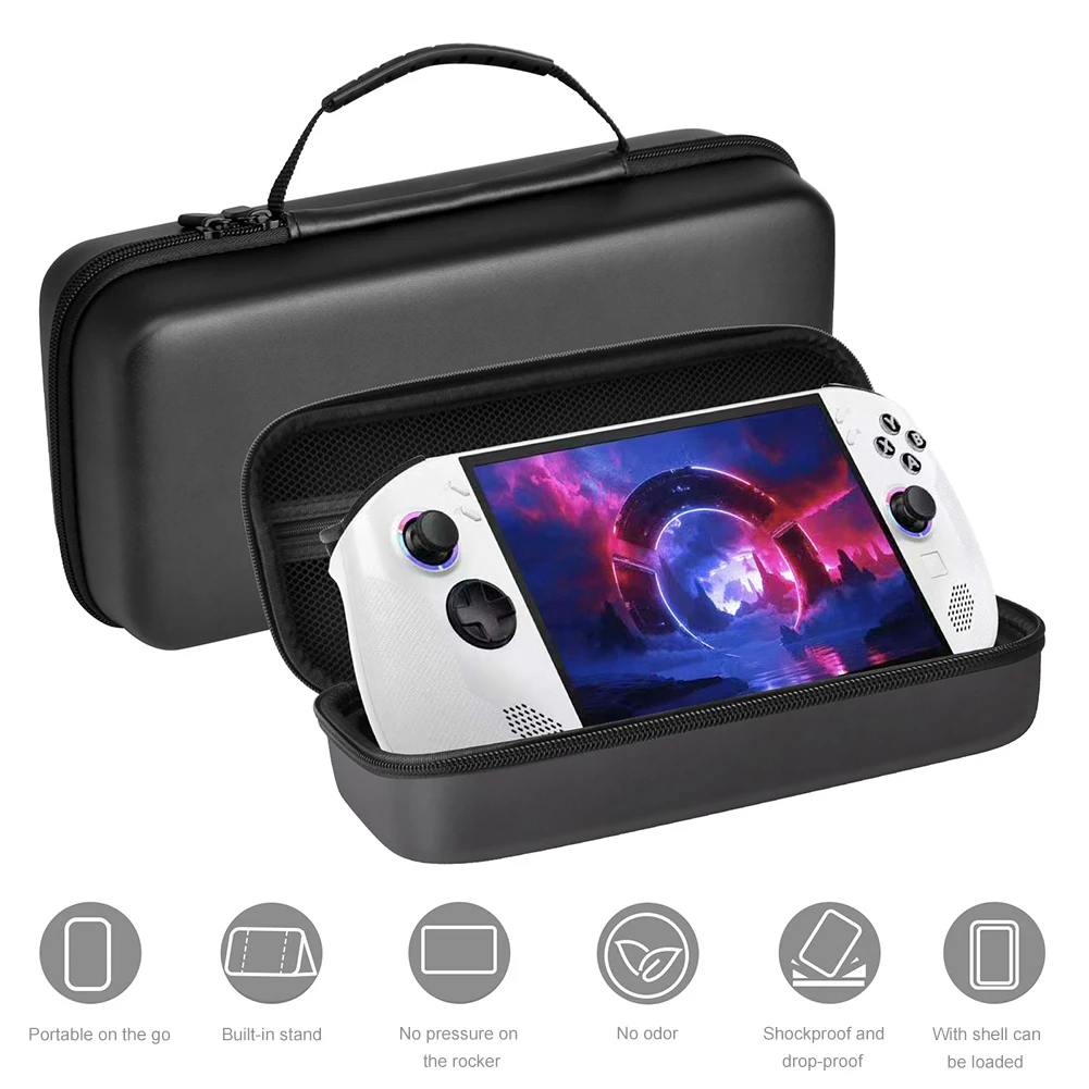 For Lenovo Legion Go S EVA Hard Case Waterproof Storage Hand Bag Anti-Drop Organizer Box Game Console Holder Gaming Accessories