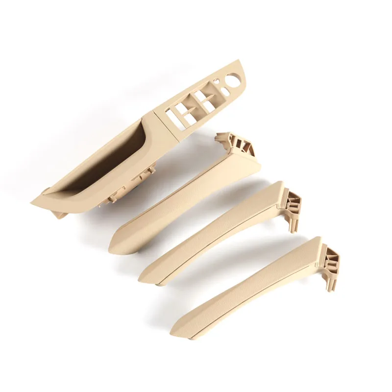 BMW 3 시리즈 E90 E91 318 320 325 328 330 335용 LHD 내부 도어 핸들, 내부 도어 패널 핸들 바 풀 트림 커버