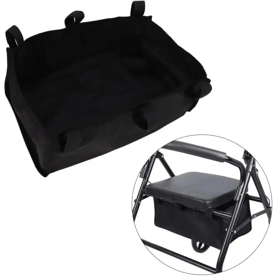 Wheelchair Accessory Wheelchair Storage Bag Portable Under Seat Armrest Hanging Bag Large Capacity