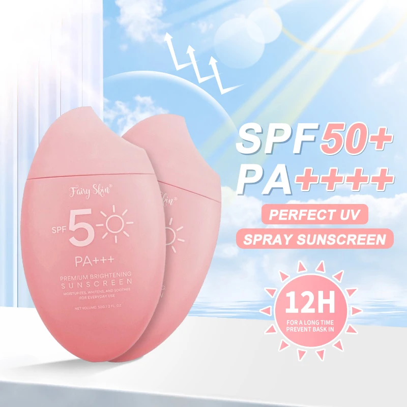 Body Sunscreen SPF 50 Light Thin Refreshing Sunscreen Protector Solar Sun Protection Cream For Korean Women Face facial sunscreen sunscreen cream