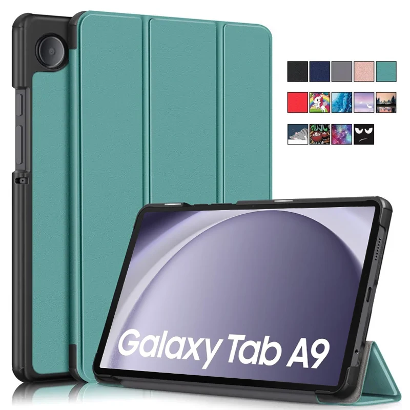 Custodia Per Samsung Tab A9 8.7 Pollici 2023 Cover Trifold Tablet In Pelle Protettiva Funda Per Galaxy Tab A9 Case Sm-X110 Sm-X115