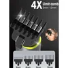 All in One Beard Trimmer with Adjustable Combs IPX7 Waterproof Trimmer for Men Hair Clippers Nose Trimmer Electric Razor Shaver 5