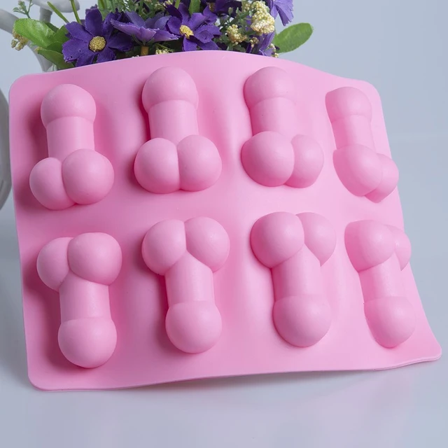 Bachelorette Party Supplies - Pecker Popsickle Ice Tray Mold Penis Pink