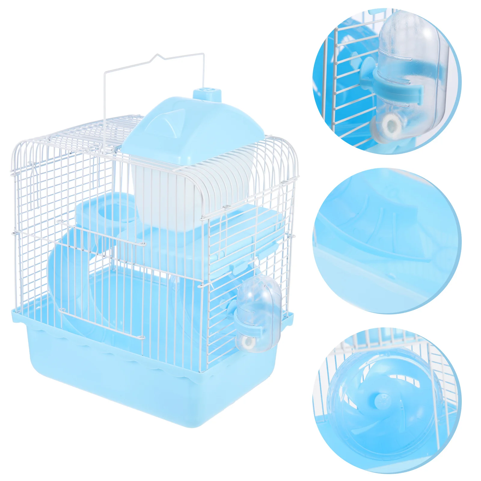 

Hamster Cage House Guinea Hide Chinchilla Toys Small Pet Nest Castle Accessories Hideout Supplies