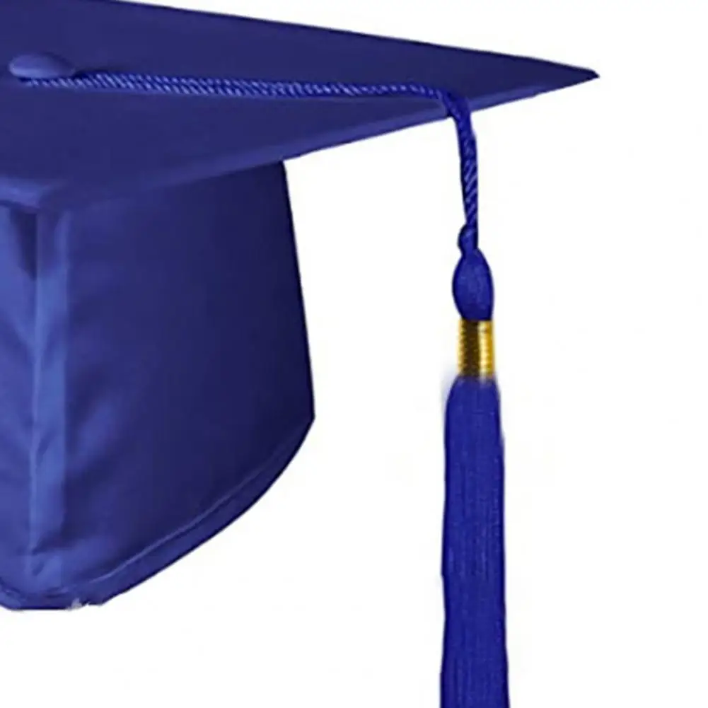 Bachelors Master Doctor Academic Hat Mortar Board Graduation Cap Memorable Fabric Coloful Graduation Hat With Tassel For Student